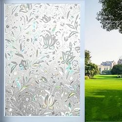 TEMU 1 Roll Pattern Frosted Glass Film, 10mil , Plastic , -transmitting Decor For , Bathroom, And