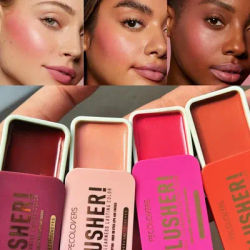 PECOLOVERS Waterproof Blush Cream - Long-Lasting, High Pigmentation for All Skin Tones, Natural Cheek & Face Rouge