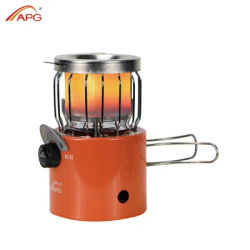APG Mini 2 In 1 Camping Stove Gas Heater Outdoor Warmer Propane Butane Tent Heater Cooking System