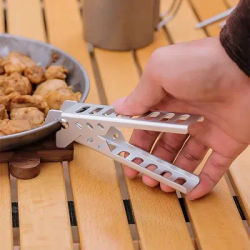 Camping Picnic Clip Outdoor Portable Food Clip Anti Scald Clip Bowl Pot Clamp Household Kitchen Tools Tableware Accessories