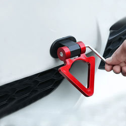 TEMU 1pc, Universal Car & Suv Tow Hook, Triangle , Pc Material, Auto Accessories, Fits Vehicle Models, External Mudguard Clamp