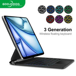 Magic Keyboard for iPad Air 13 case Pro 12.9 inch for iPad Air 4 Air 5 10.9 for iPad Pro 11 2018 2020 2022 iPad Air 2024 Cover