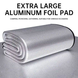 Outdoor Double-sided Aluminum Film Floor Mat Moisture-proof Insulation Foam Mat Waterproof Camping Picnic Mat Beach Tent Mat