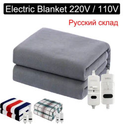 Couverture électrique 220V EU 110V US plus épaisse, couverture chauffante, matelas, Thermostat, tapis chauffants électriques, chauffe-corps d'hiver