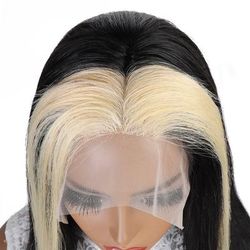 TEMU 150% Density Body Wave Transparent 13x4 Lace Front Human Hair Wigs Highlight Color Remy Human Wigs For Women Girls
