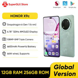 Global Version HONOR X9c 5G 6.78 Inches 120 Hz AMOLED Drop-Resistant Display 6600 mAh Battery 108MP Main Camera Dual SIM