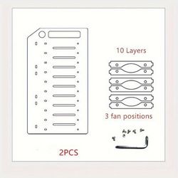 TEMU Disk Enclosure Bracket Diy Enclosure Kit Tool Hard .5 Inch / 88.9 Mm Hdd