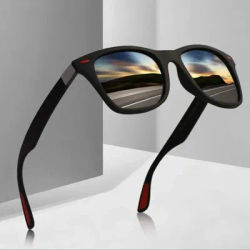 2024 New Fashion Vintage Square Polarized Sunglasses Classic Driving Fishing Brand Designer Sun Glasses Travel Sunglasses UV400