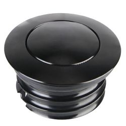 TEMU Chrome Black Cnc Aluminum Motorcycle , Pop-up Fuel Tank Cover For Davidson Xl883 Xl1200, Fxd Softial Fat Boy Cvo - , Oil Tank, For Moto Accessories