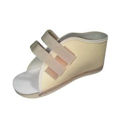 Medline Hook-And-Loop Vinyl Post-Op Shoe, Women's, Large, Beige
