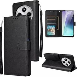 TEMU Leather Card Slot Foldable Protective Case For Xiaomi 14c