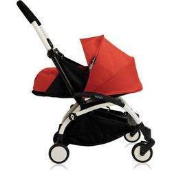 Babyzen 2018 Yoyo+ 0+ Newborn Compact Stroller - White / Red