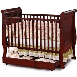 Simplicity Gabrielle 4-in-1 Crib Cherry