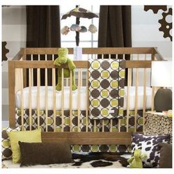 Sweet Potato Urban Cowboy 3 Piece Crib Bedding Set