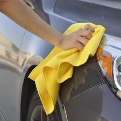 TEMU 713160 Microfiber Towels 30 Pack, Yellow, H 40.6 X W 40.6 Cm
