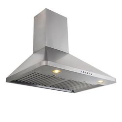 Proline PLJW 129 Indoor/Outdoor | Wall-Mounted Range Hood, Ducted, 900/1200 CFM, Stainless Steel Finish / 24 inches wide / 430 Stainless Steel (Indoors)