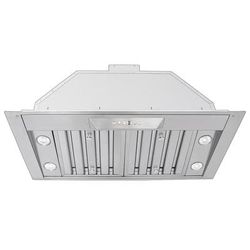 Range Hood Insert/Liner, 15, 18 or 21 inch Deep Options, Ducted, 600/1200 CFM, Stainless Steel | Proline PLJL Hurricane / 40 inches wide / 15" inches deep / Dual