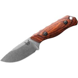 Benchmade Hidden Canyon Hunter Fixed Blade Knife 2.79in CPM-S30V Stainless Steel Drop Point Blade Laminated Wood Handle 15017