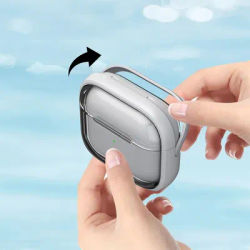 Cute Foldable Holder Stand Shockproof Earphone Case for Airpods 1 Pro 2 3 2021 4 ANC 2024 Cover Shell for AirPods4 Coques Bag