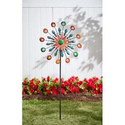 Floral Wind Spinner by BrylaneHome in Multi