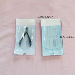 TEMU 50pcs Disposable Nail & Makeup Tool Sterile Pouches - Grade Paper+film Bags For Manicure, Tattoo Tools - Odorless, No Power Needed
