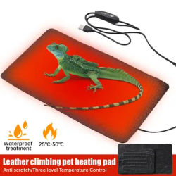 Couverture chauffante électrique USB, coussin chaud, contrôleur de température réglable, tapis d'incubateur