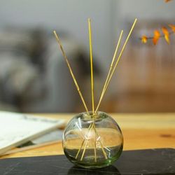 'Avant-Garde Handblown Sphere Recycled Glass Incense Diffuser'