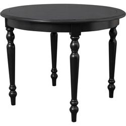 Philippe Round Dining Table, White by Camden Isle in Black (Size ONE SIZE)