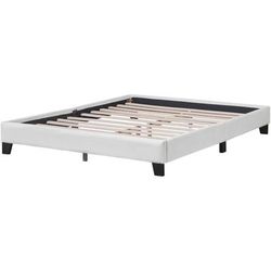 Acton Platform Bed, King, White by Camden Isle in White (Size KING)
