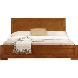 Trent Wooden Platform Bed in Walnut, Queen by Camden Isle in Oak (Size QUEEN)
