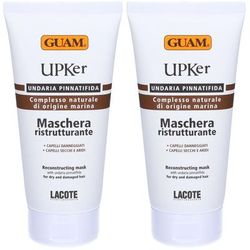 GUAM® Upker Maschera Ristrutturante Capelli Set da 2 2x150 ml Balsamo