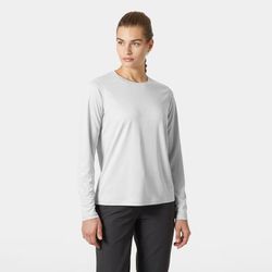 Helly Hansen Women's Tech Crew Long Sleeve 2.0 Grey M