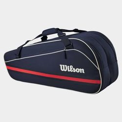 Wilson Team 6 Pack Racquet Bag Navy 2025 Tennis Bags