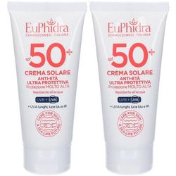 Euphidra Kaleido Crema Viso Ultra Protettiva Spf50+ 50 Ml Set da 2 2x5