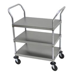 Advance Tabco UC-3-1827 Utility Cart - 3 Shelf, 18x27", Stainless Steel