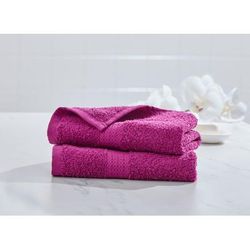 BH Studio 2-Pc. Hand Towel Set by BrylaneHome in Raspberry