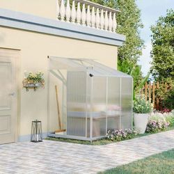 TEMU 6-pack Lifelook Transparent Polycarbonate (pc) Awning Sheets, 24x48 Inches, 4mm Hollow Double Layer, Plastic Roofing For , Greenhouse & Shade