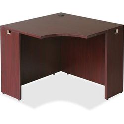Lorell 69872 Corner Desk, 36" x 42" x 29-1/2", Mahogany LLR69872