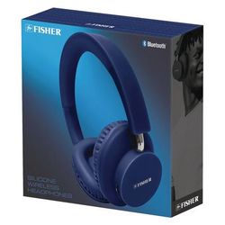 Fisher FBHP480B Silicone Wireless Headphones, Blue