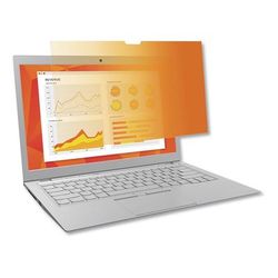 3M GF133W9E Touch Compatible Gold Privacy Filter for 13.3" Widescreen Laptop, 16:9 Aspect Ratio MMMGF133W9E