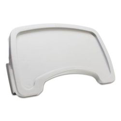 Rubbermaid FG781588PLAT Sturdy Chair Microban Youth Seat Tray for Rubbermaid Commercial Youth Seats, 18.5 x 11.5 x 3.25, Plastic, Platinum RCP7815-88P