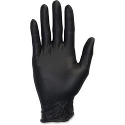 The Safety Zone GNEPMDKCT Nitrile Exam Gloves, Medium, 4 Mil, 10BX/CT, Black - Case of 1000