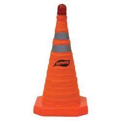 Aervoe Collapsible Safety Cones, 18 in, Nylon, Orange (205-1190)