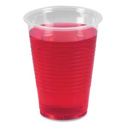 Boardwalk TRANSCUP9PK Translucent Plastic Cold Cups, 9 oz, Polypropylene, 100/Pack - Pack of 100 BWKTRANSCUP9PK