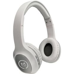 Morpheus 360 Tremors Wireless On-Ear Headphones, Bluetooth Headset With Microphone, Bluetooth 5.0, Comfortable, Hifi Stereo, 8 Hour Playtime, White/grey Hp4500W - Stereo - Wired/wireless - Bluetooth