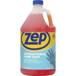 Zep Commercial Antimicrobial Hand Soap - Fresh Clean Scent - 1 Gal (3.8 L) - Kill Germs, Bacteria Remover, Soil Remover - Hand - Orange
