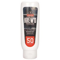 Ergodyne Krew'd 6351 Spf 50 Sunscreen Lotion, 8 Oz