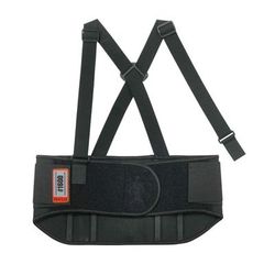 Ergodyne Proflex 1600 Elastic Back Support, 9", 3X, Black