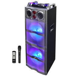 Befree Sound Sound Double Subwoofer Portable Bluetooth Party Speaker With Reactive Lights, 99597501M