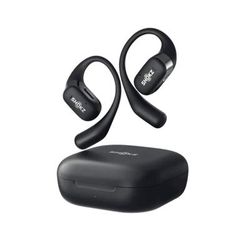 Shokz Openfit Open-Ear Hook True Wireless Bluetooth Earbuds With Charging Case & Cable, Black, T910-St-Bk-Us